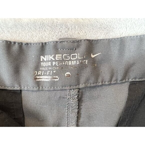 Nike Golf Shorts Gray Tour Performance Dri FIT Mens 32 Casual Stretch Athleisure - Picture 2 of 11